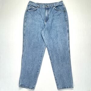 Vtg Chic Jeans Womens 20 WP Petite Plus 34x28 High Rise Tapered Leg Mom Jean USA